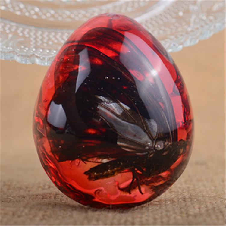 Янтарная бабочка, насекомое, каменный кулон, ожерелье, ручная полировка, подарок