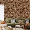 Animal Skin Wallpaper Gold, Ochre, Rust and Black 50x1000