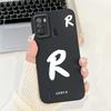 For ITEL S16 Cover For ITEL Vision 1 Pro Case Simple Fashion Letters A-Z Pattern Design Silicone Shockproof Bumper