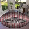 Philips Sport Vereniging Custom Name Round Area Rug,Carpet Rug for Living Room Bedroom Sofa Playroom Decor,Non-slip Floor Mat