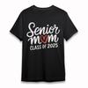 Women's Oversize T-Shirt With Senior Mom Pride Graphic Unisex 100% Cotton Tops