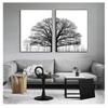 Белая живопись, декоративные фотографии, скандинавский стиль, деревья, постеры для гостиной, домашний декор, зимнее дерево, настенный художественный принт, черный