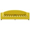 VidaXL Lit de repos jaune 80x200 cm velours 354134