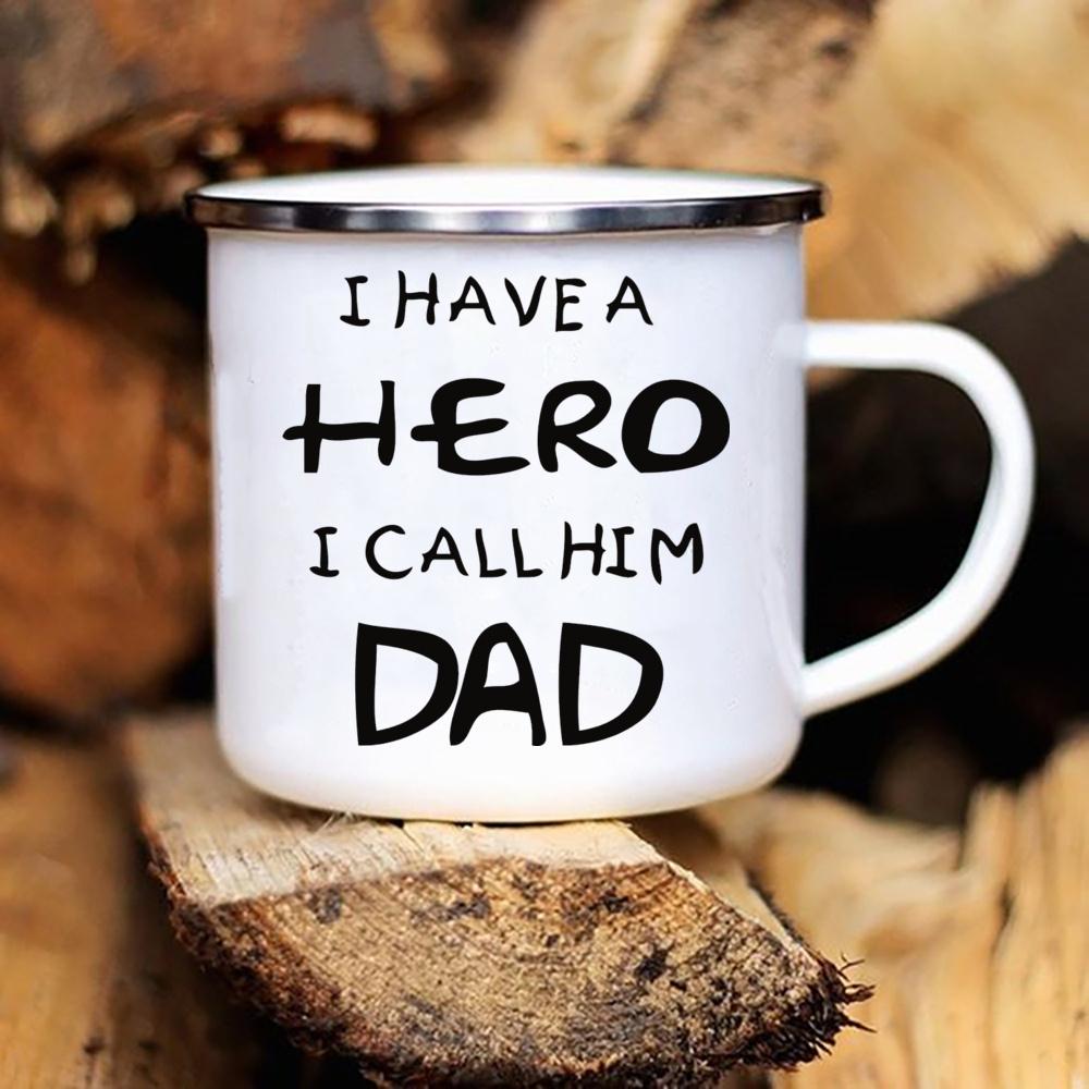 Папа, ты не старый, ты классический принт, смешная эмалевая кофейная чашка, оригинальные чашки для завтрака, чтобы сублимировать друзей, кружка для кемпинга, милая