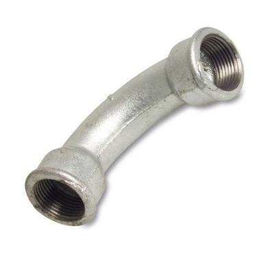 Raccord Fileté - KLASEBO - Coude 90° 1/4 Pouce - Fonte Malléable - Galvanisé - DVGW
