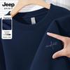 JEEP SPIRIT Men's Loose Fit Round Neck Sweatshirt