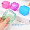 4 шт., кубик стресса, игрушка-непоседа, медленный отскок, TPR, облегчение тревоги, прозрачный пакет со льдом, сжимаемый мяч, сенсорная игрушка для детей, подростков, подарок для взрослых