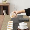 Nanshan Mr. Mutton Fat Jade Glaze Ceramic Kung Fu Tea Set