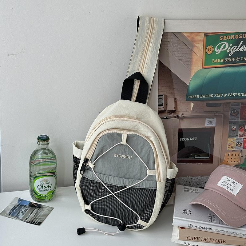 Детская сумка Многофункциональная легкая нагрудная сумка Новый рюкзак для мальчиков и девочек Повседневная универсальная уличная сумка-мессенджер для альпинизма