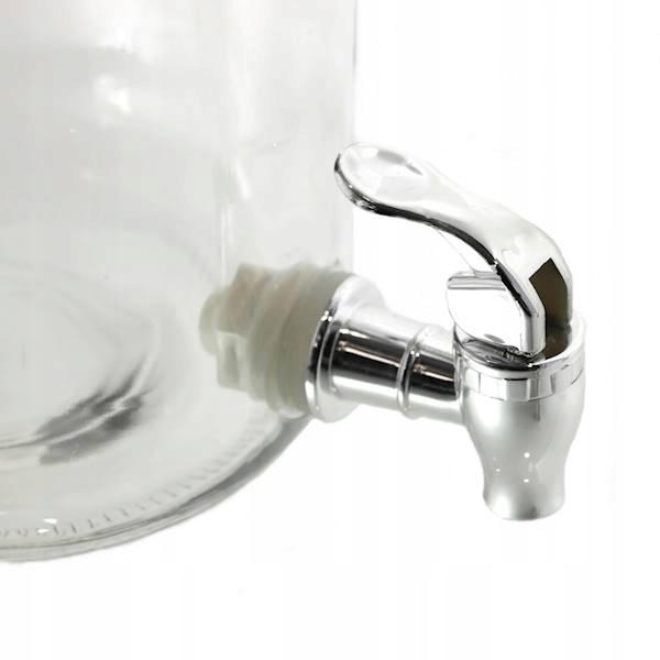 Tap For Barrel, Carafe, Jar With Tap Silver With Seal