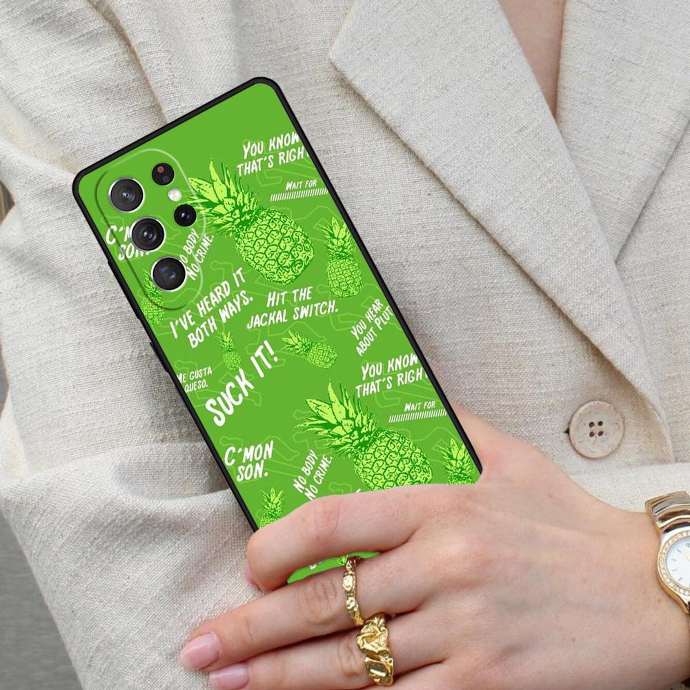Psych Pineapple Cell Phone Case for Samsung Galaxy S26 Ultra S25 S24 S23 S22 S21 S20 Note10 Cover