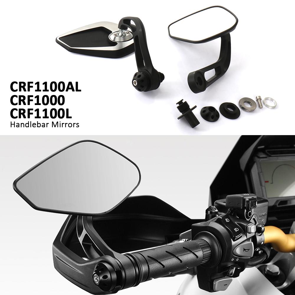 Motorcycle Rearview Mirrors Bar End Handlebar Mirror Kit For Honda CRF1000L CRF1100L Africa Twin Adventure Sport CRF1100AL