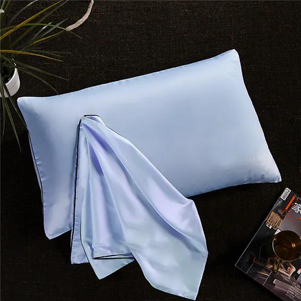 Наволочка из прохладного стираного шелка Мягкая шелковистая наволочка Наволочка телесного цвета для сна 48x74см