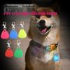 5Pcs Dog Collar Light Battery Operated LED Dog Safety Lights Waterproof Silicone Clip Dog Tag Light for Camping Night Walking