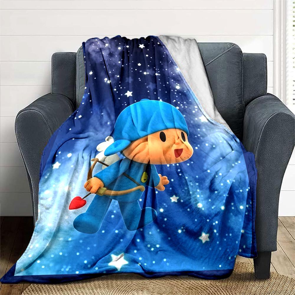 Pocoyo Blanket Comfortable Great for Office Chair Sofa Seaside Four Seasons Multipurpose Stylish Decor Birthday Christmas Gift Blanket