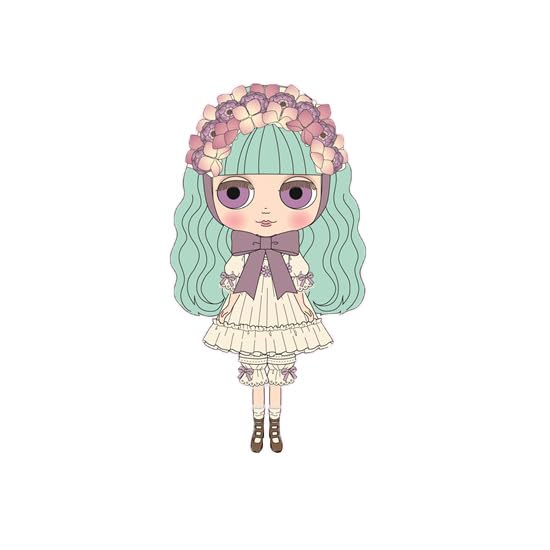 Кукла Blythe Flower Girl of Happiness из АБС-пластика, ПВХ, ПП и ПВДХ