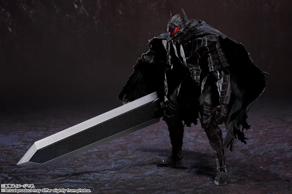TAMASHII NATIONS Berserk Guts Приблизительно 160 мм окрашенная подвижная фигурка SHFiguarts (Беркер Броня) -Страсть - АБС, ПВХ и ткань