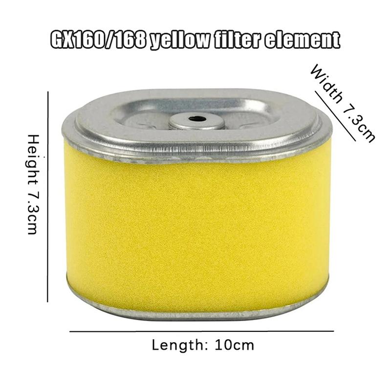 Элемент воздушного фильтра бензинового двигателя для ремонта бензинового двигателя Gx270/Gx390/Gx420, сменный инструмент, аксессуары