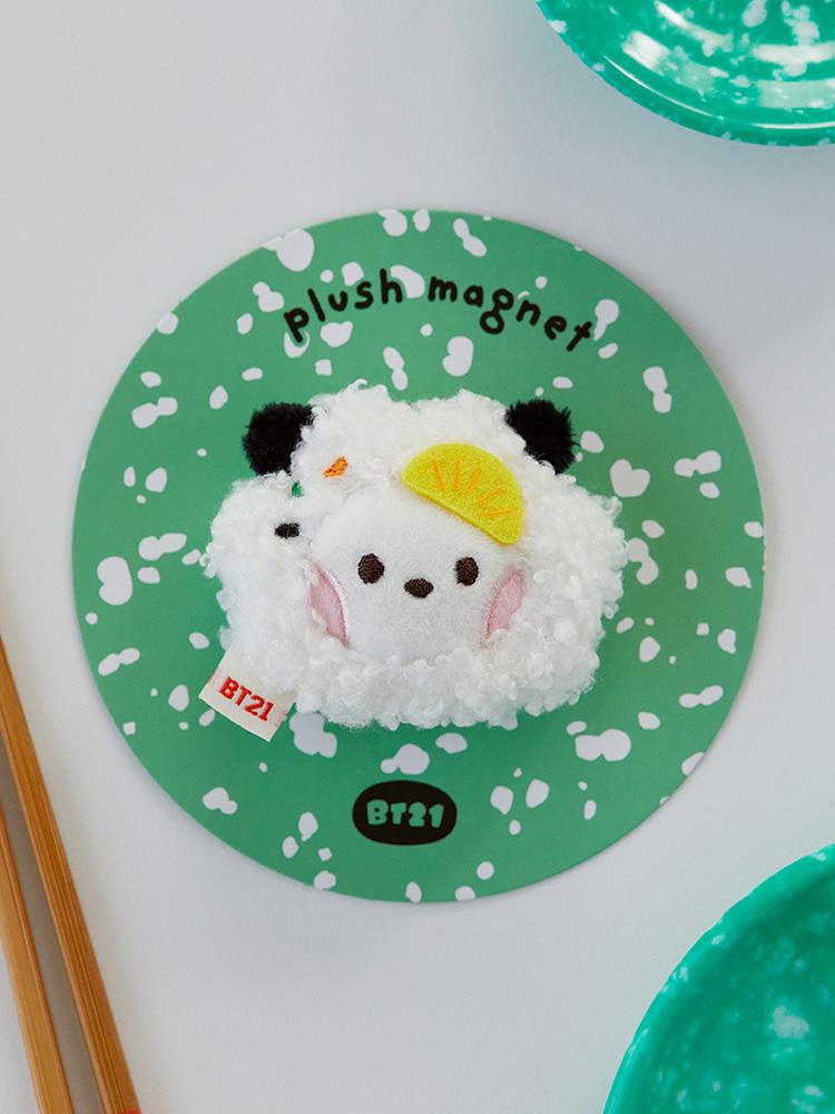 BT21 RJ Minini Плюшевая кукла-магнит Bunsik - Официальный Line Friends