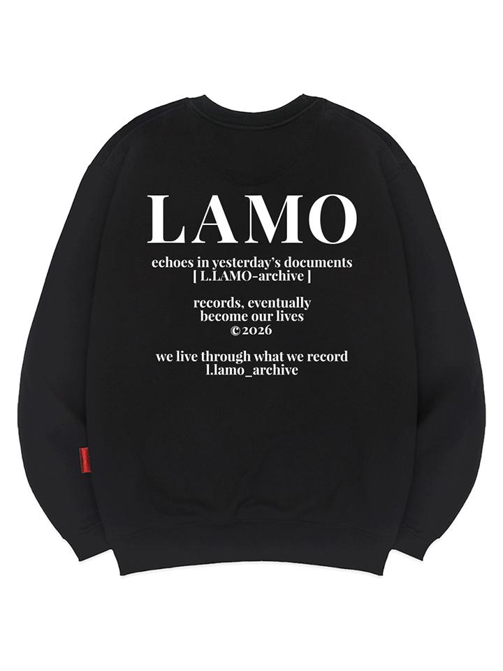 Худи Ellamo Lamo Archive Унисекс Большой Размер S~4XL (Тип Б)