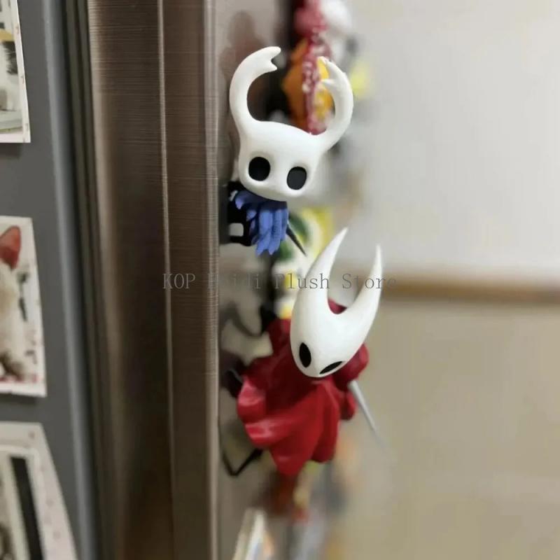 Новый магнит на холодильник с принтом Hollow Knight Наклейки на холодильник Hollow Персонажи игры Мультяшные Кухонный Декор Аниме Наклейки 3D Развлекательные Безопасные для Игры