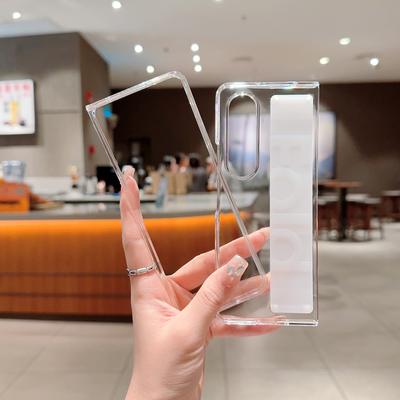 Для Samsung Galaxy Z Fold 4 3 Чехол Ультратонкий Приятный на ощупь Матовый Силиконовый Браслет Противоударная Защита Задняя Крышка Аксессуары