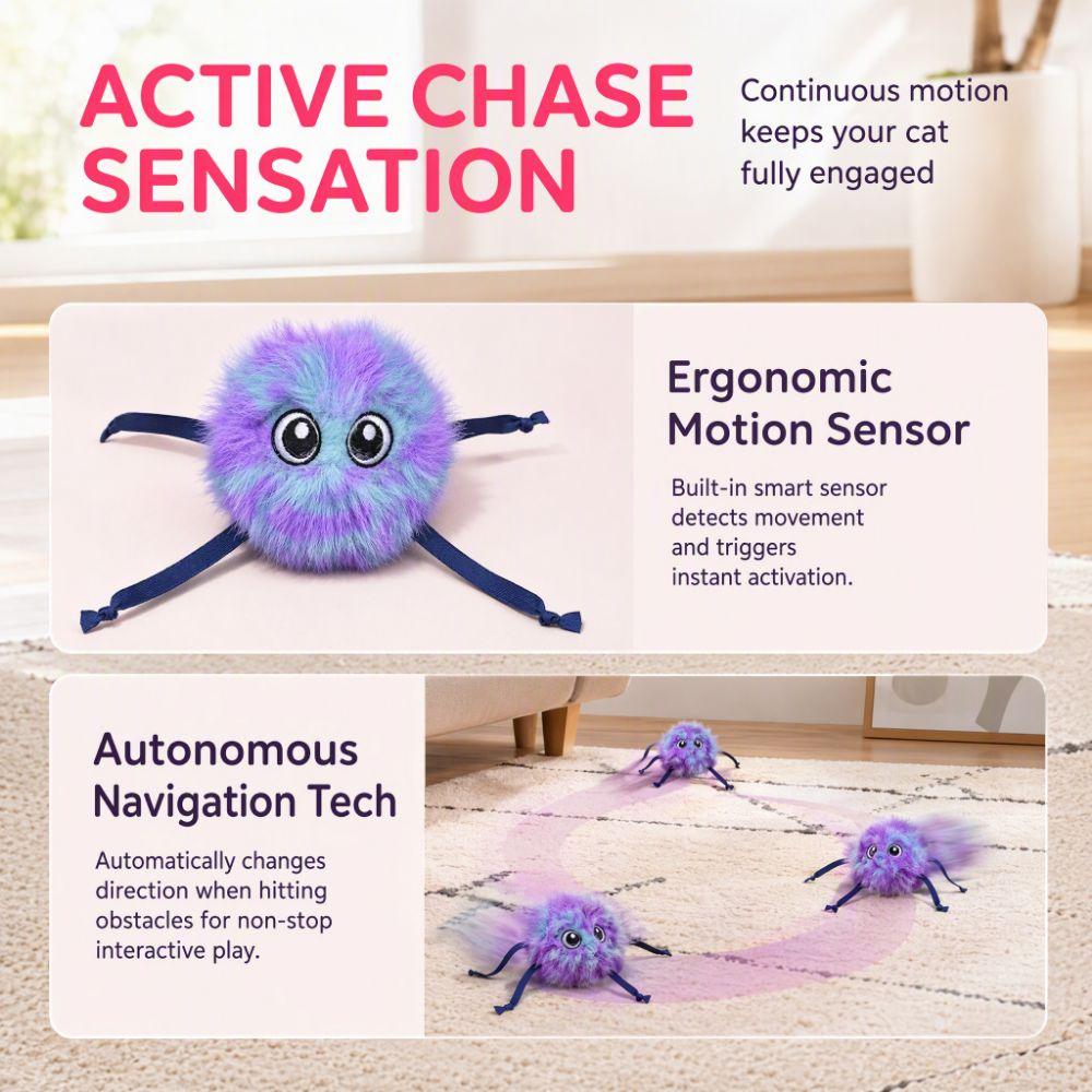 Automatic Interactive Cat Toy Teeth Cleaning Pet Eletronic Smart Ball Pet Supplies