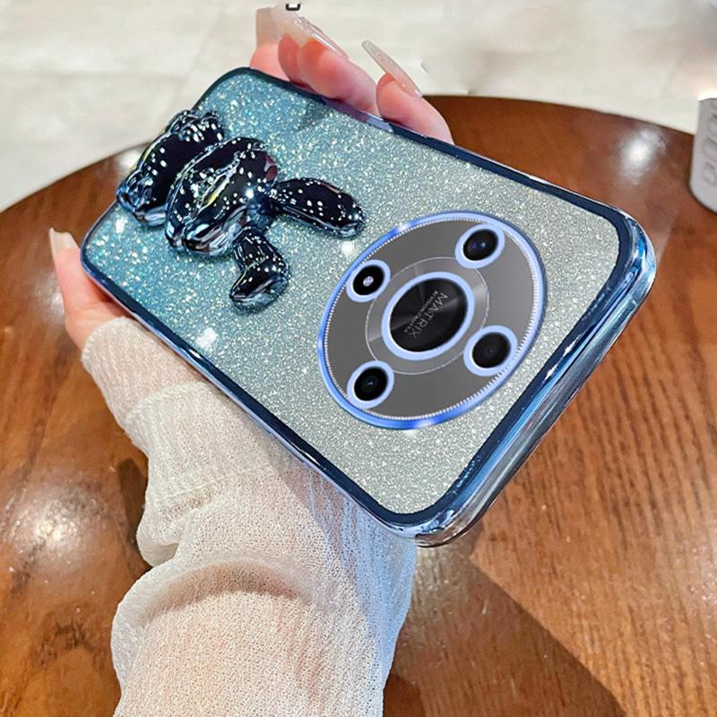 For Honor Magic6 Lite 5G/X9b 5G Case Cute Rabbit Shockproof Kickstand Phone Case