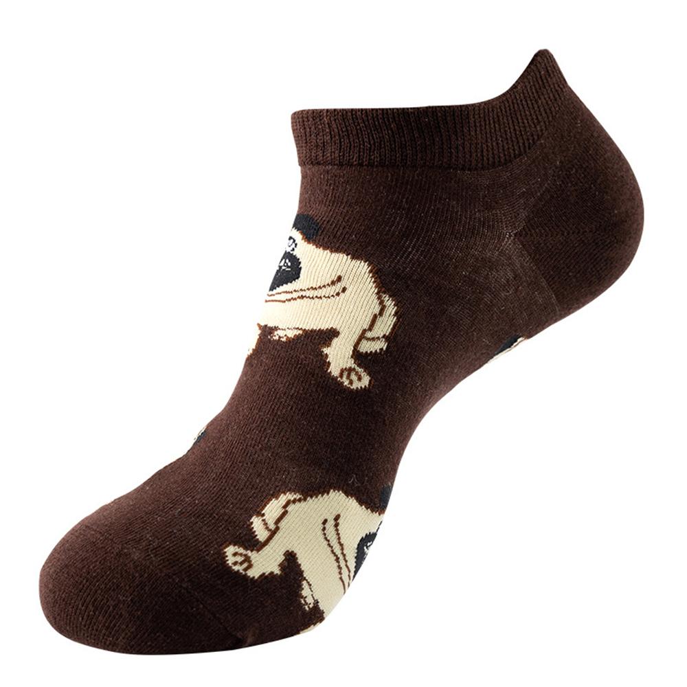 Модные забавные мужские хип-хоп Харадзюку мультфильм хлопок фрукты животные пиво еда счастливый повседневный бизнес короткие носки подарок дропшиппинг