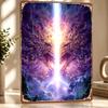 Fantasy Horror Beam D Texture Metal Poster Customized Wall Art Tin Sign Gift for Mancave Decoration Room Ornaments Funny Signs