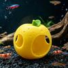Decorative Cave for Planted Aquariums Fruit Aquarium Hide Cave, Apple Pitaya Fish Tank Hideout, 3D Vivid Shaped Decor Printed Betta And Shrimp Stress