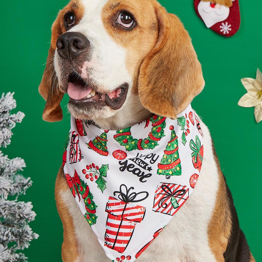 The Hot-Selling Christmas Dog Bandana: Festive Pet Scarf & Bib