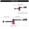 Heavy Duty 7/11" Adjustable Arm with 1/4" Screw Connections for Filmmaking Equipment Stability