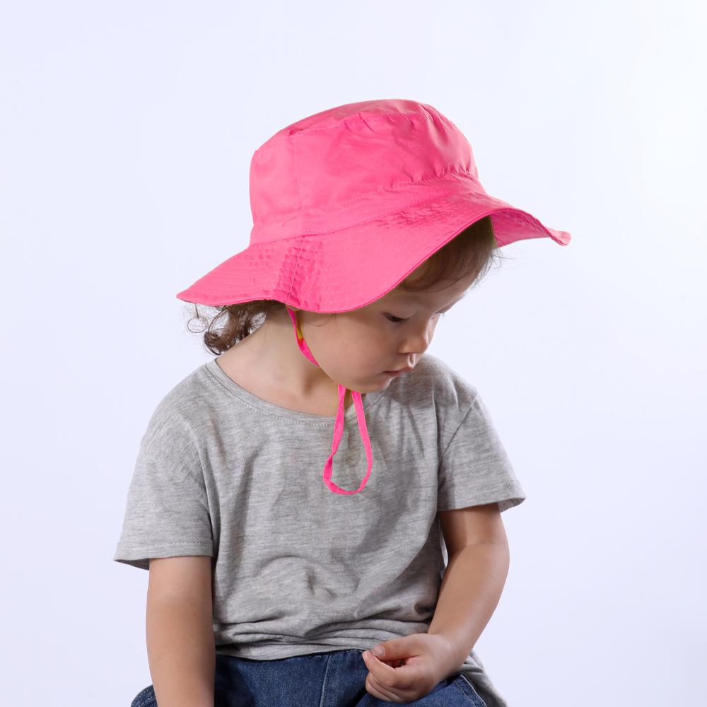 Breathable Adjustable Bucket Hat for Toddlers - Quick-Dry, Windproof, Sun Protection