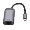 Многофункциональный адаптер 3-в-1 Type C, Type C Male на RJ45, PD, USB A Female