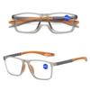 TR90 спортивные очки для чтения мужские сверхлегкие анти-синие очки для пресбиопии мужские оптические очки для дальнозоркости диоптрии