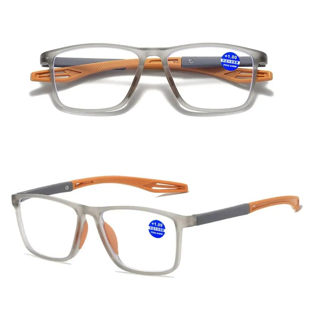 TR90 спортивные очки для чтения мужские сверхлегкие анти-синие очки для пресбиопии мужские оптические очки для дальнозоркости диоптрии