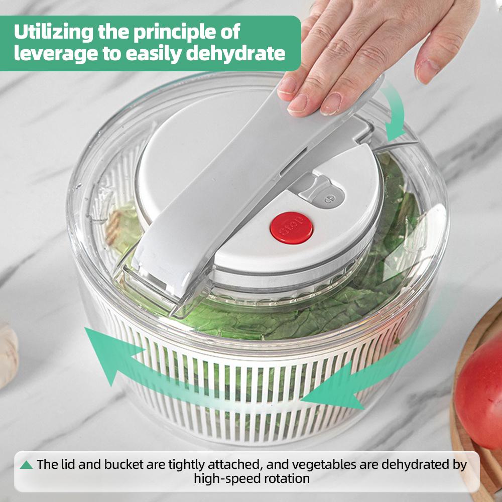 Большой овощной салатник, дуршлаг, дегидратор, многофункциональная машина для мытья овощей и фруктов, сушилка для овощей и салатов, миксер