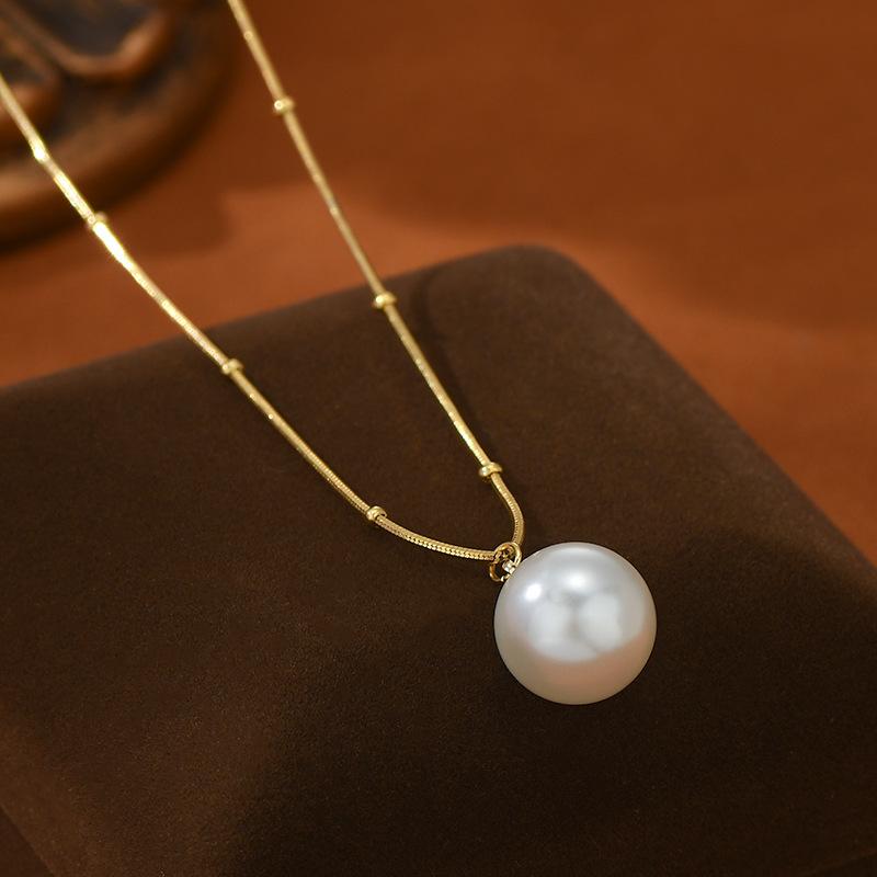 Ожерелья Модный дизайн Жемчужное ожерелье Ins Стильное ожерелье для женщин Подвески Модные винтажные кулоны Ювелирные изделия Популярные аксессуары