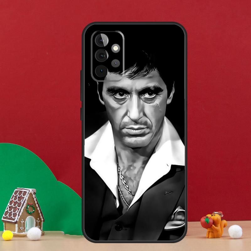 Кейс для телефона Scarface Tony Montana для Samsung Galaxy A56 A33 A13 A36 A23 A52 A32 A12 A54 A34 A14 A16 A53 A15 A35 A55 A17
