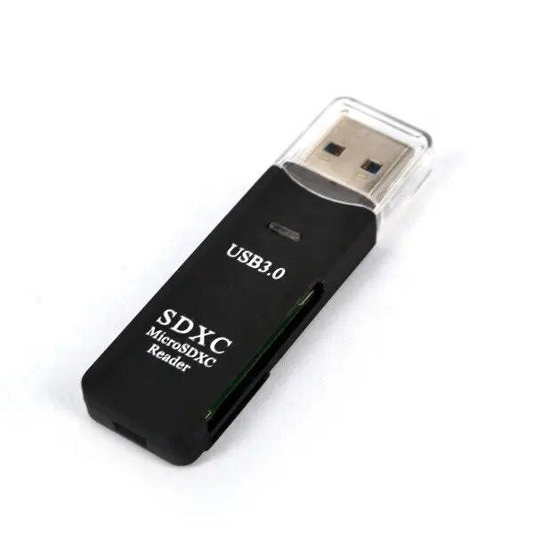1 шт. Мини высокоскоростной 2 в 1 многофункциональный кард-ридер USB 3.0 Micro SD TF карта памяти флэш-накопитель адаптер