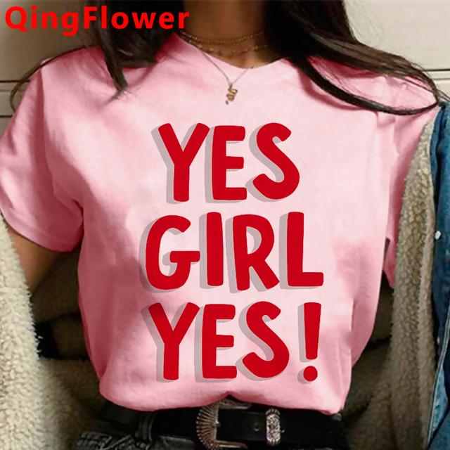 Феминистская одежда для девочек Power Grl Pwr, феминизм, женская одежда в стиле гранж, японский стиль Харадзюку, винтажный ulzzang, летний топ, одежда для пар