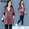 Spring Autumn Women’s Jacket Long Coat Trench Korean Loose Fashion Windbreaker Female Jacket Casual Streetwear Outerwear
