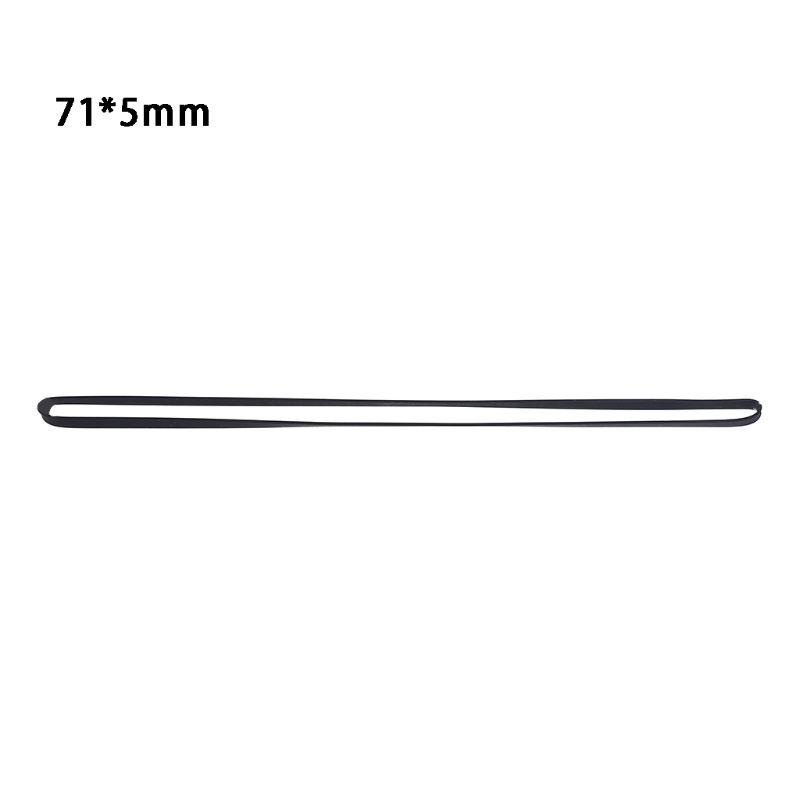 Резиновая лента проигрывателя шириной 5 мм, сменный плоский приводной ремень для виниловых проигрывателей, проигрывателей с ременным приводом