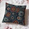 Regular Retro Texture Cushion Cover Premium Comfort Reversible Pillow Cove Two in One Design for Any Room  Car Interior