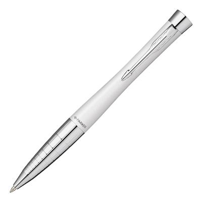 Parker Шариковая ручка Urban Premium Pearl White Shizure CT Medium Point с масляным стержнем в подарочной коробке. Оригинальный импортный продукт 2194680