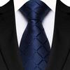 Men's Classic Solid Color Plaid Tie - Multi-color for Business, Casual, or Wedding