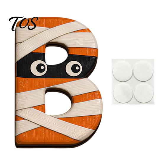 Freestanding Boo Wood Decor Halloween Wooden BOO Decoration for Tiered Trays, Creative Tray Solid Tabletop Centerpieces Party Rustic Letter Set