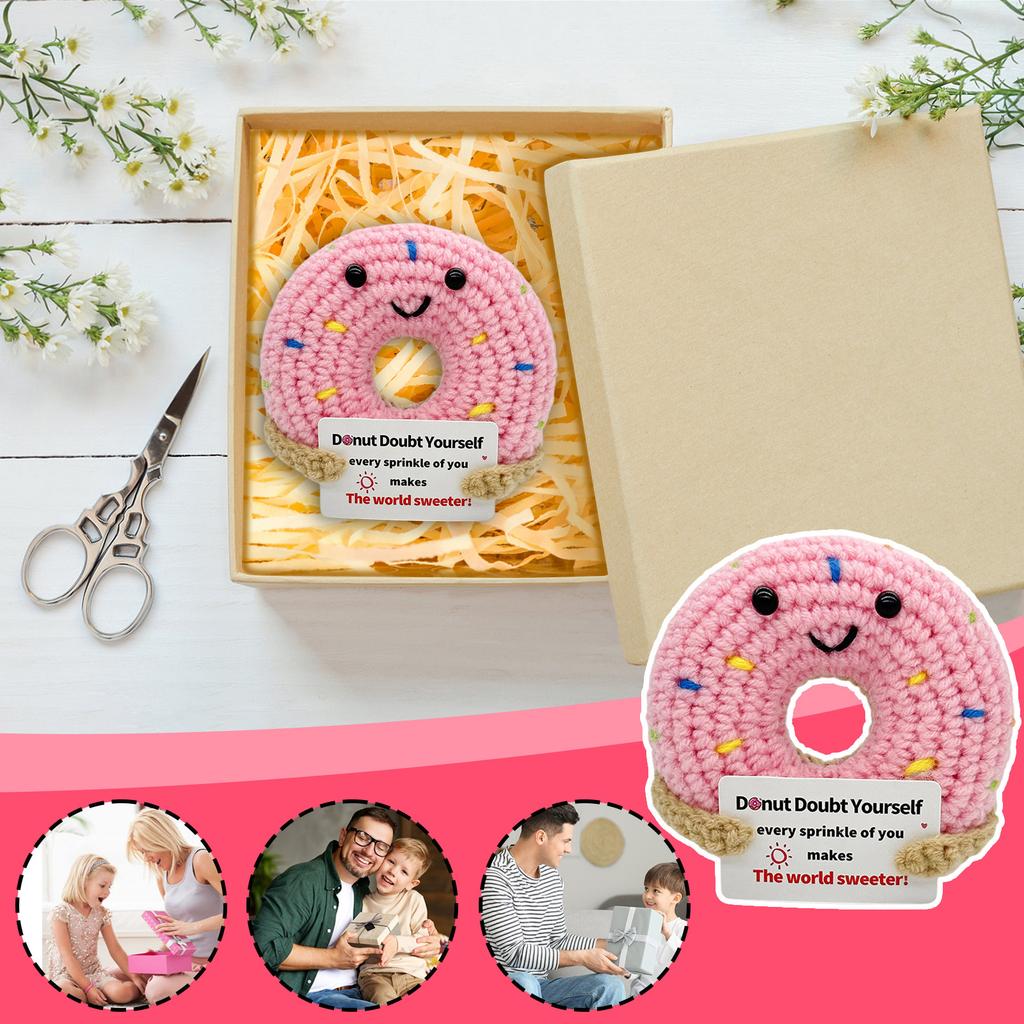 Doll Potted Knitted Wool Crocheted Gift For Support