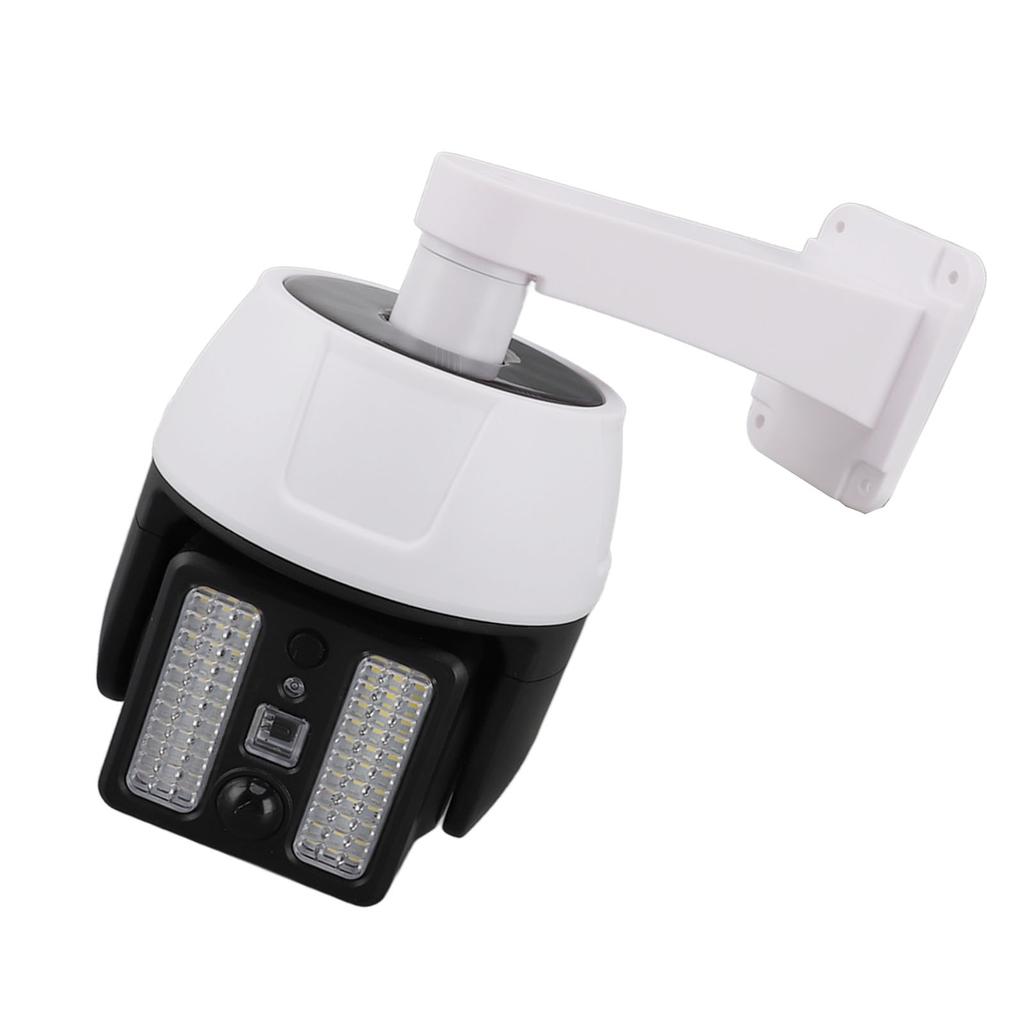 Поддельная камера видеонаблюдения на солнечных батареях с мигающим красным светодиодом. Имитация камеры видеонаблюдения с